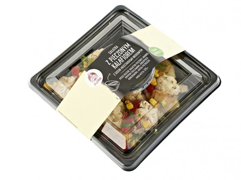 Sałatka z kaszą bulgur i pieczonym kalafiorem 270 g