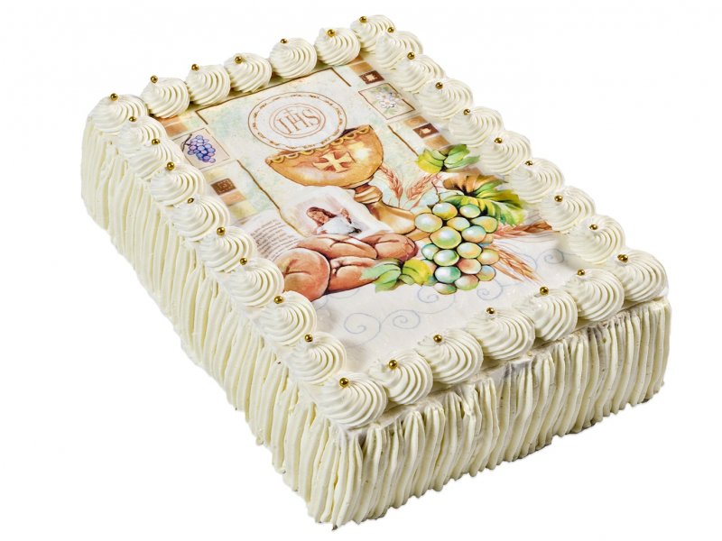 Tort komunijny z szablonem [kg]