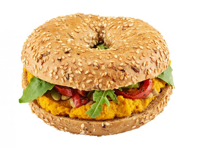 Kanapka Wege z Pastą z Marchewki