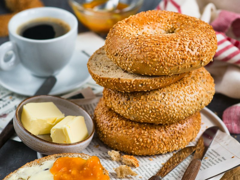 Bajgiel z Kiełkami i Sezamem (3 szt.) 270 g