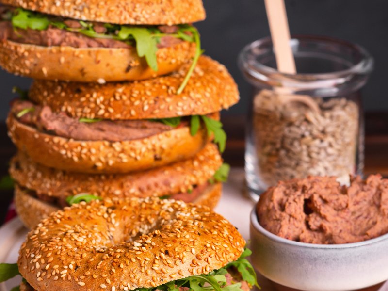 Kanapka Wege z Pasztetem z Fasoli