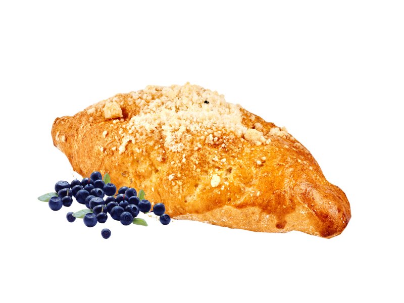 BEZGLUTENOWA Jagodzianka ze świeżymi jagodami 90 g