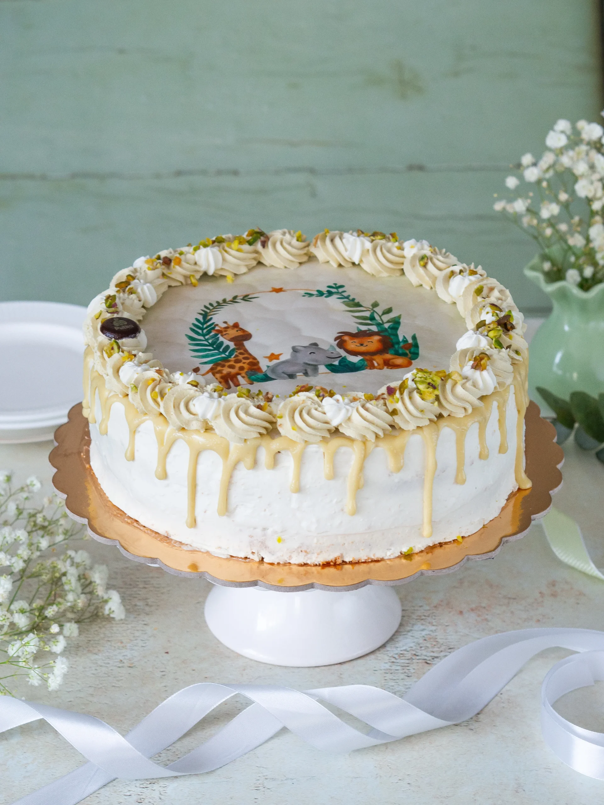 Bezglutenowy Tort Pistacjowy