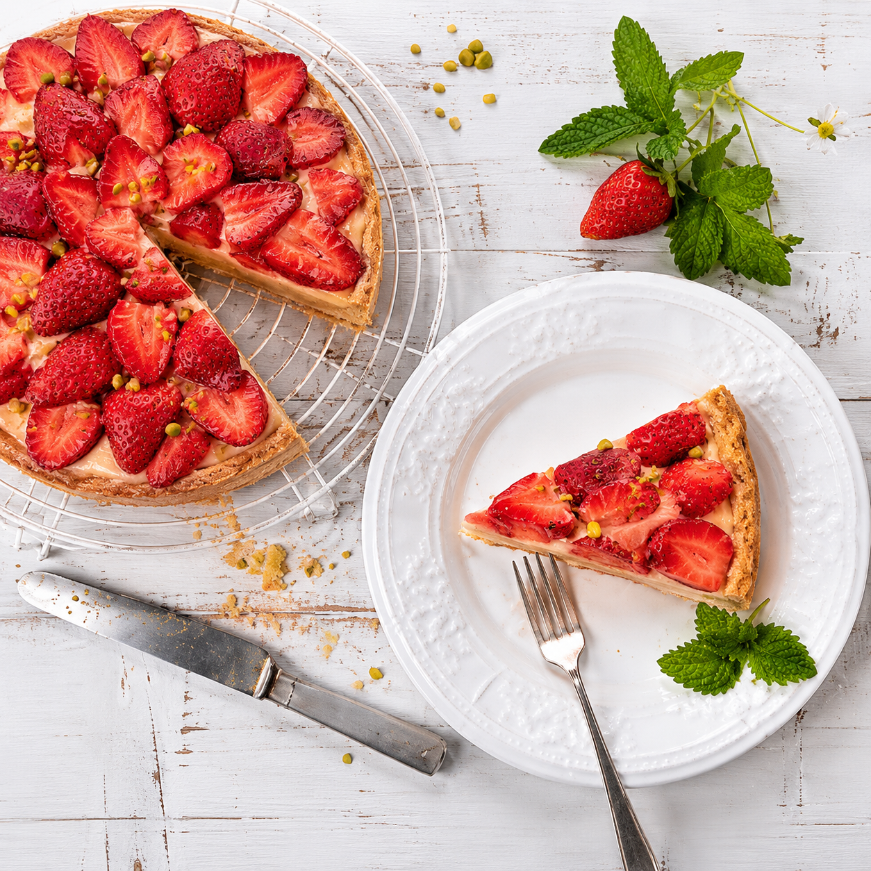 Tarta Truskawkowa 580 g