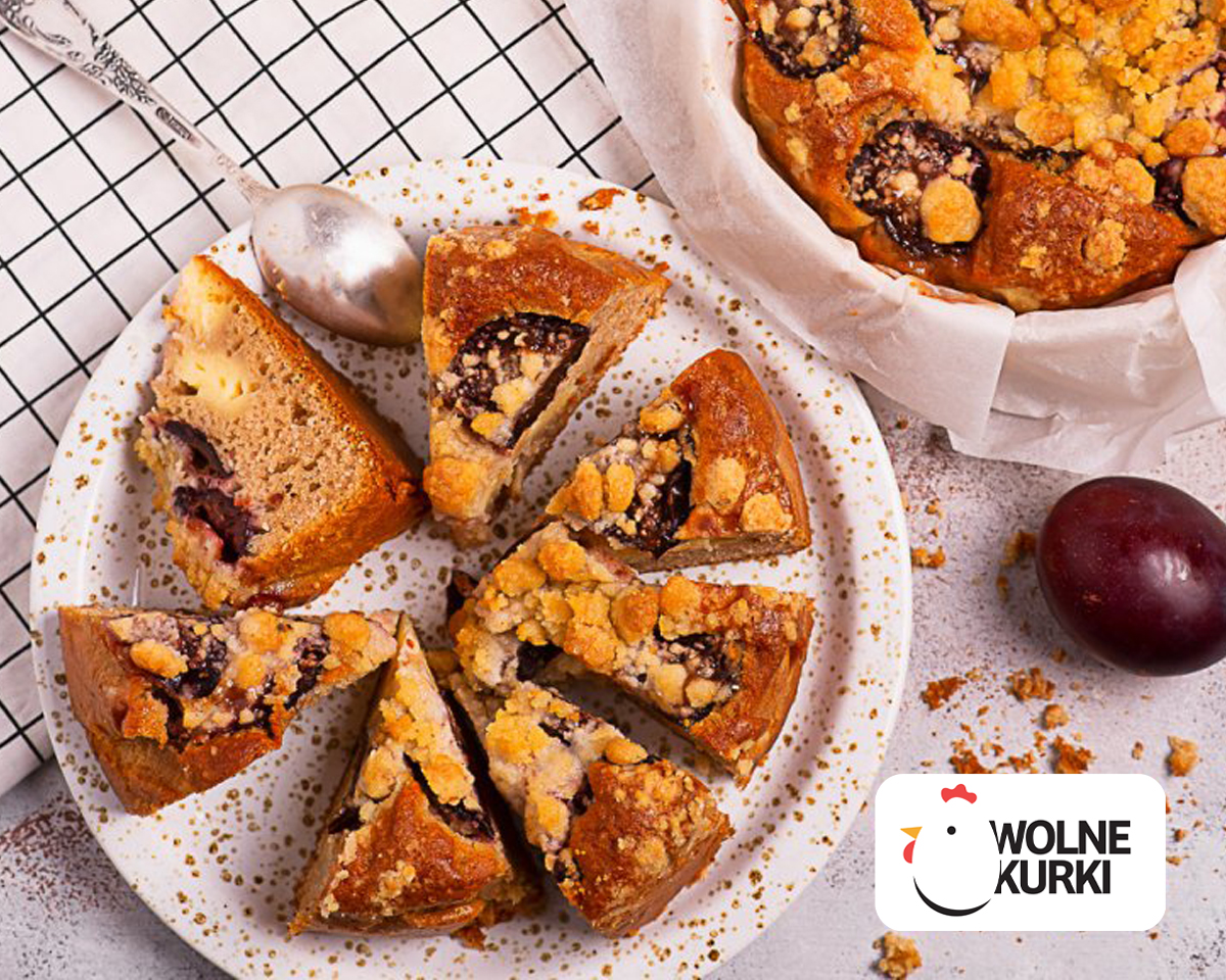 Ciasto Orzechowe ze Śliwkami 500 g