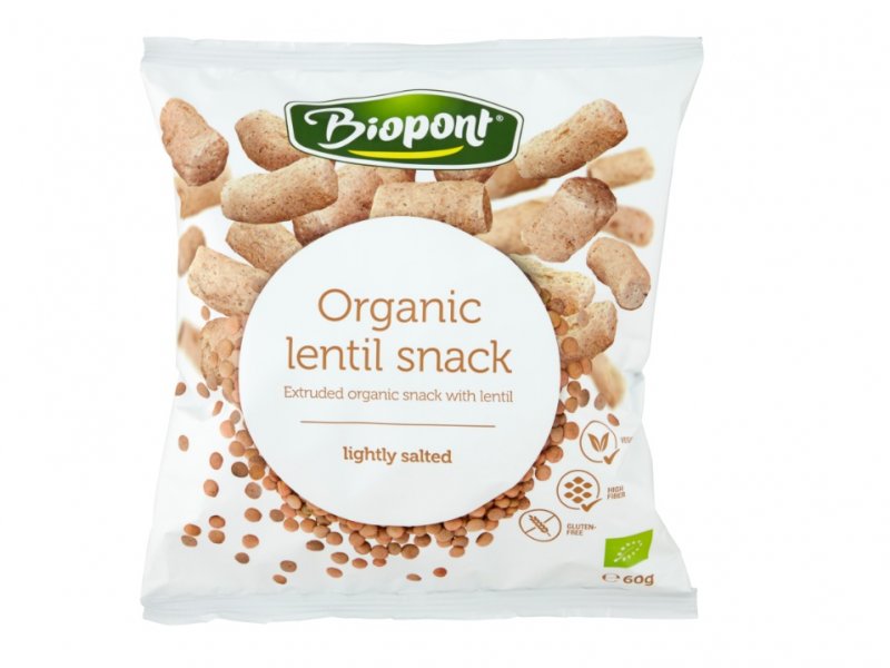 BEZGLUTENOWE Chrupki z Soczewicy BIO 60 g