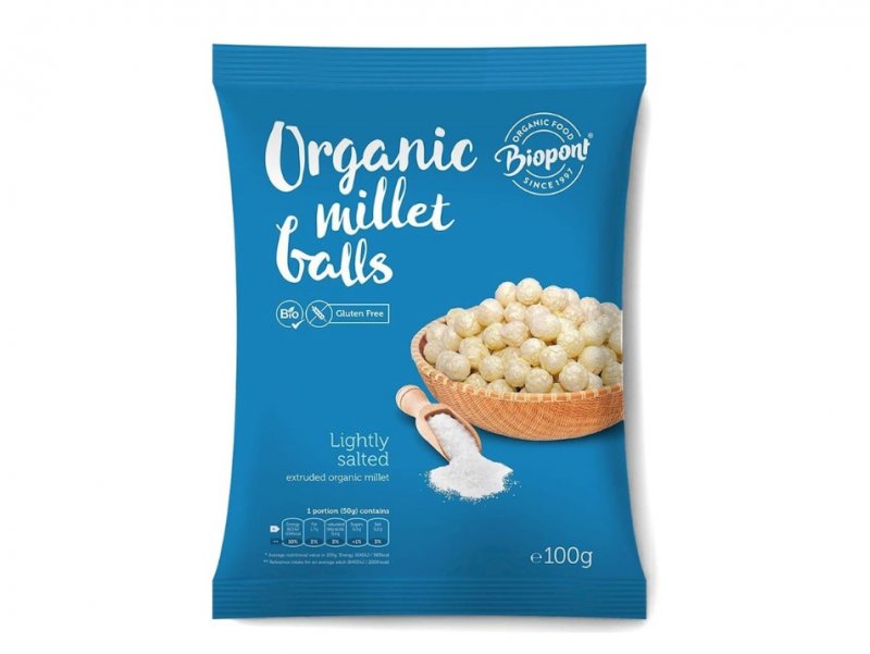 BEZGLUTENOWE Chrupki Jaglane BIO 100 g