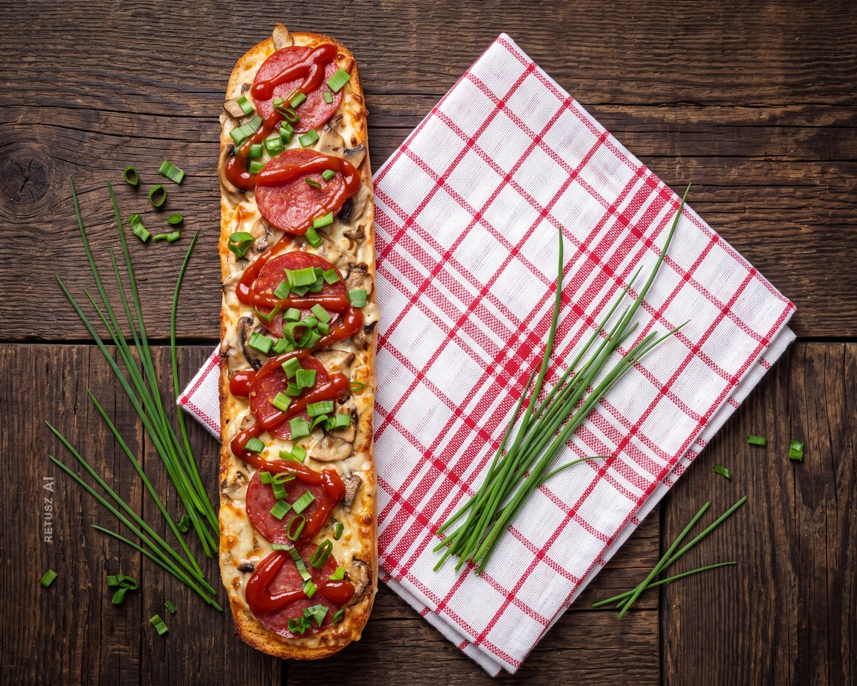Zapiekanka z Salami