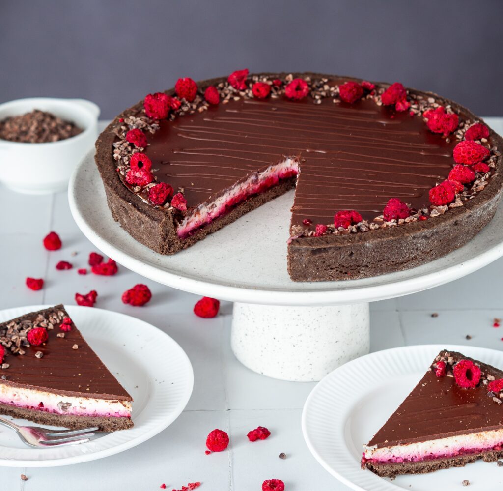 Tarta z Czekoladą i Malinami 100 g