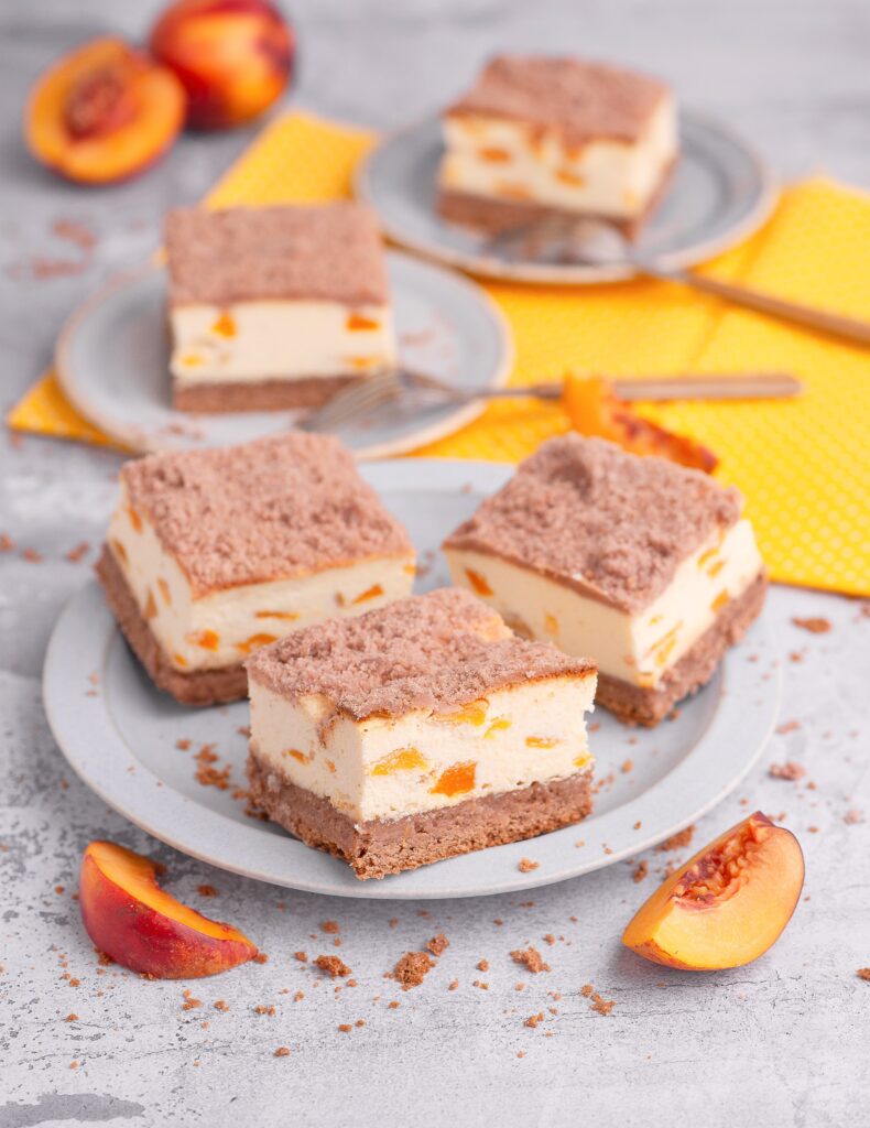 BEZGLUTENOWY Sernik z Brzoskwinią 400 g