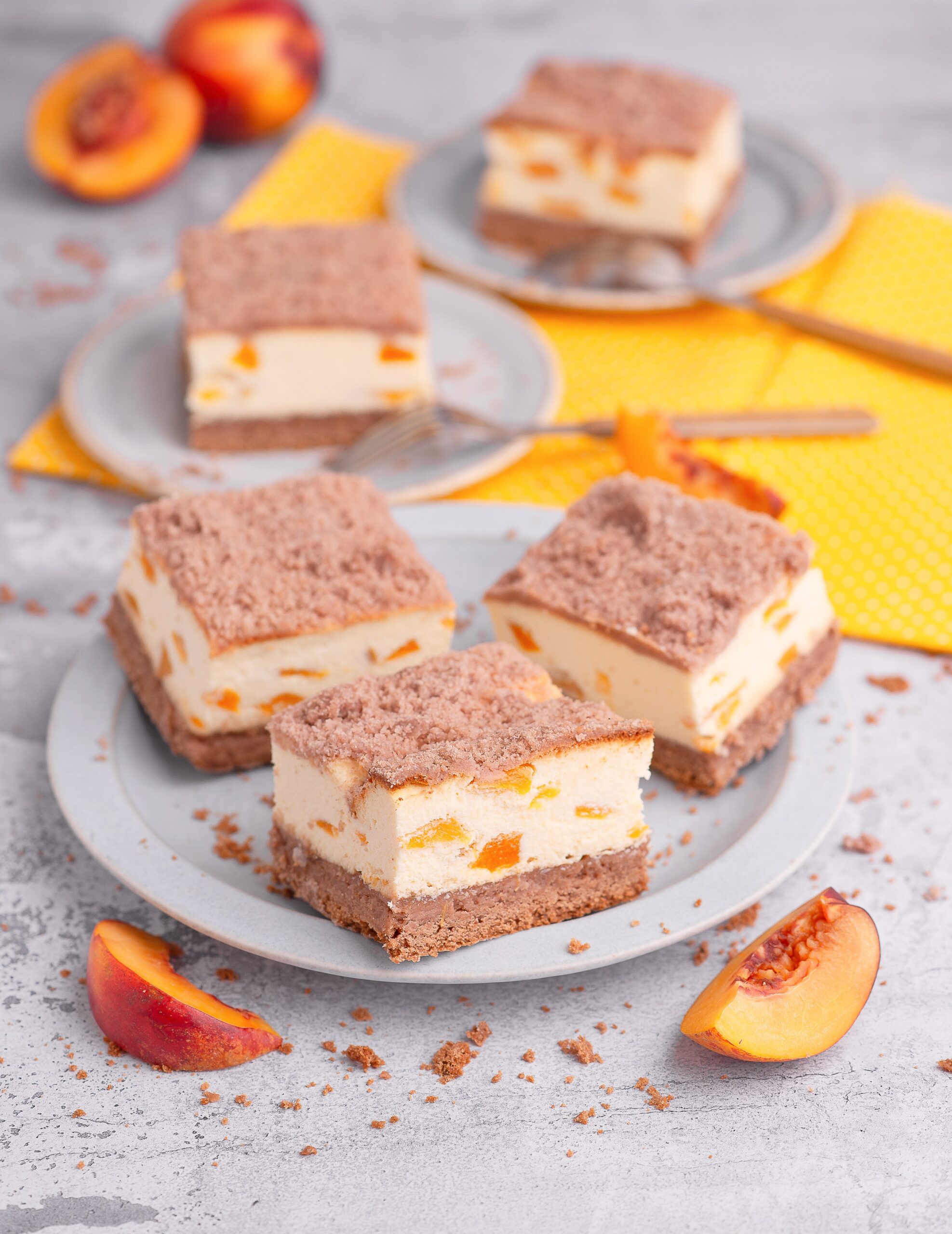 BEZGLUTENOWY Sernik z Brzoskwinią 400 g