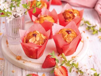 Muffin z Truskawkami Graham 110 g