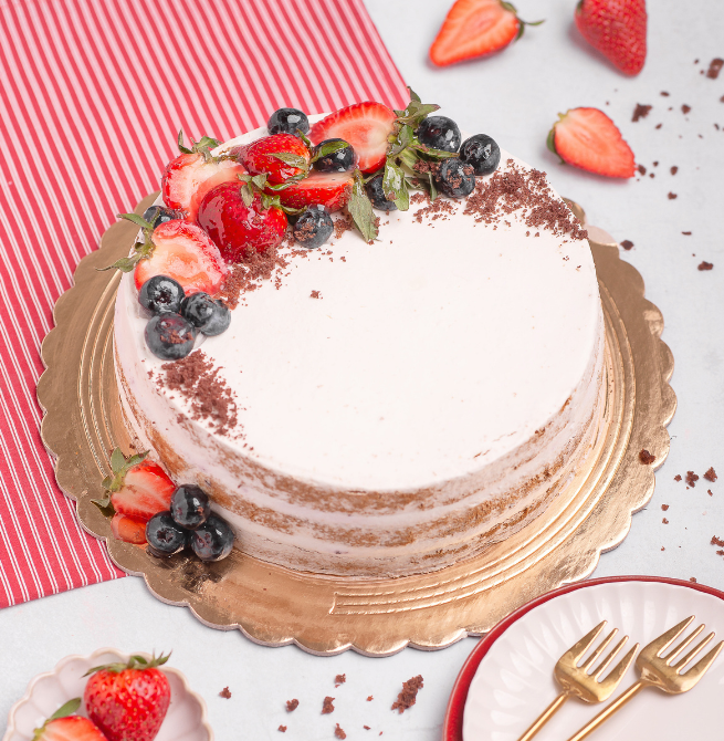 BEZGLUTENOWY Tort Owoce Lasu 1,5 kg