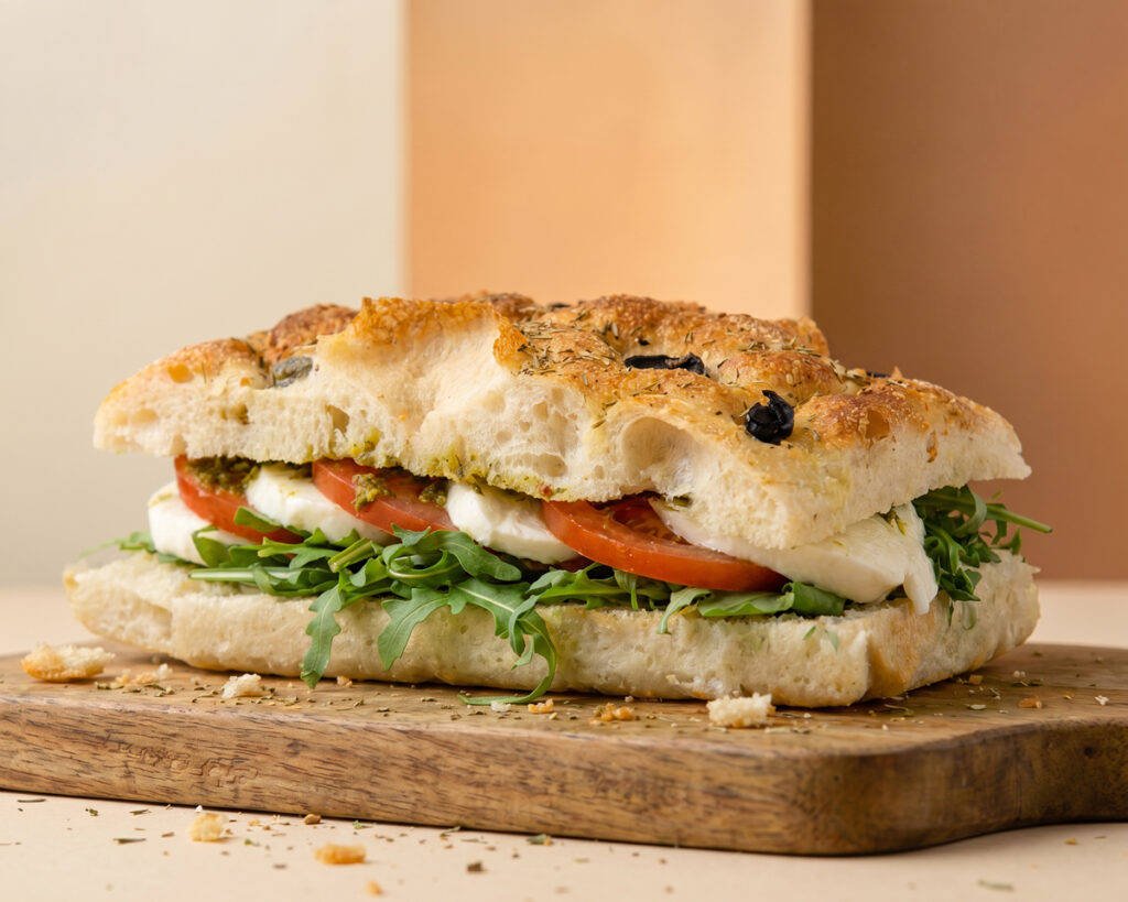 Focaccia z Pieca z Mozzarellą i Pomidorem 260 g