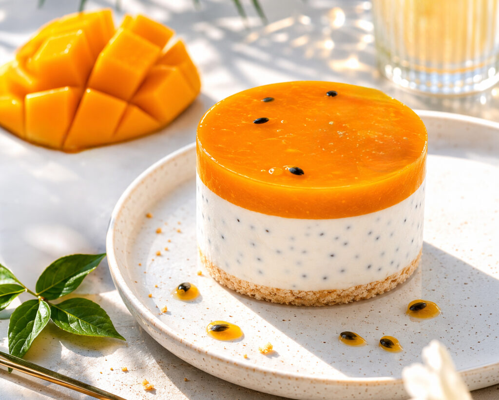 Sernik Chia Mango-Marakuja