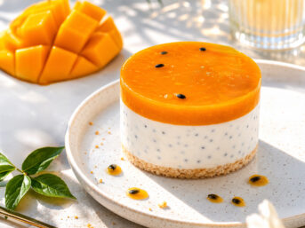 Sernik Chia Mango-Marakuja