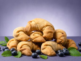 BEZGLUTENOWE Rogaliki z Nadzieniem Jagodowym 230 g