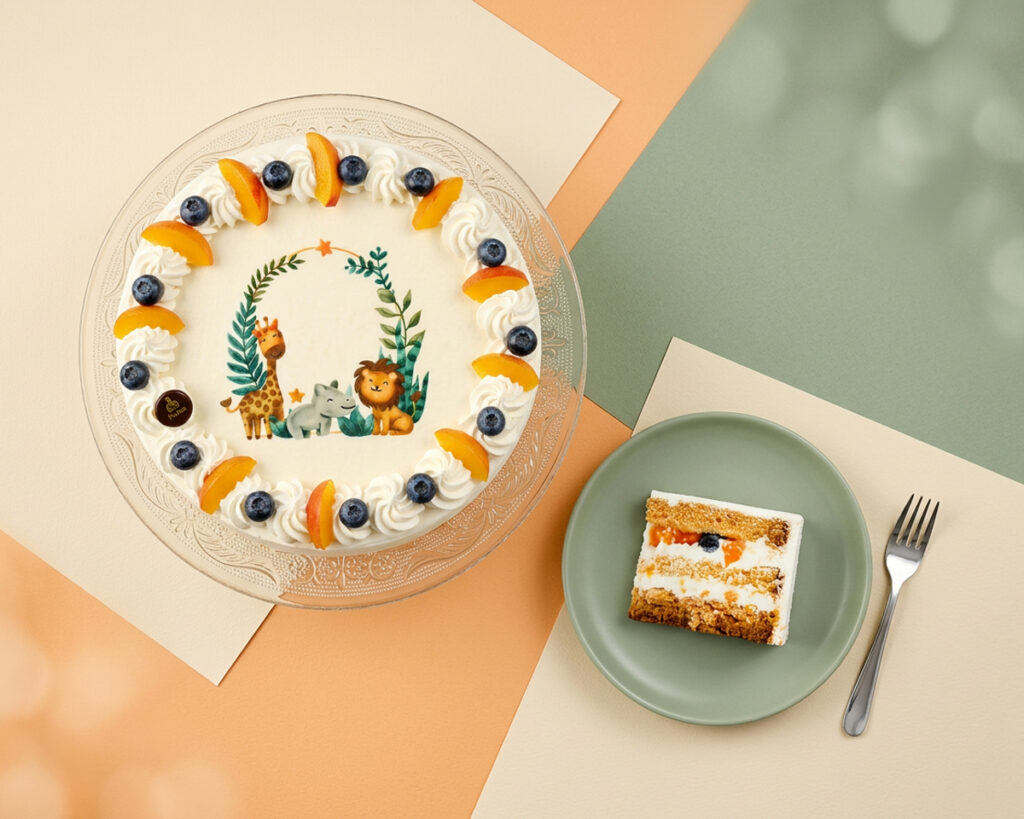 BEZGLUTENOWY Tort Śmietankowy z Owocami 1,5 kg