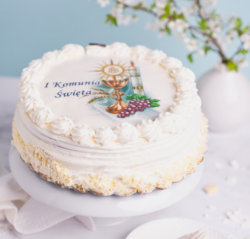 tort komunijny hostia