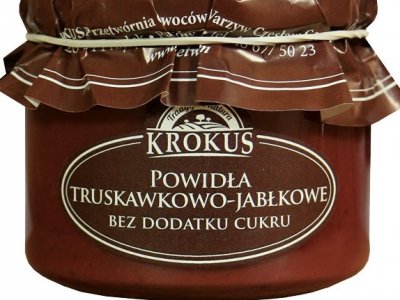 Powidła Truskawkowo - Jabłkowe bez dodatku cukru 310 g