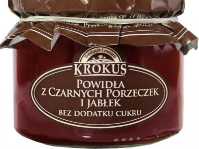 Powidła z Czarnych Porzeczek i Jabłek bez dodatku cukru 310 g