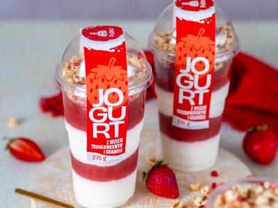 Jogurt z Musem Truskawkowym 275 g